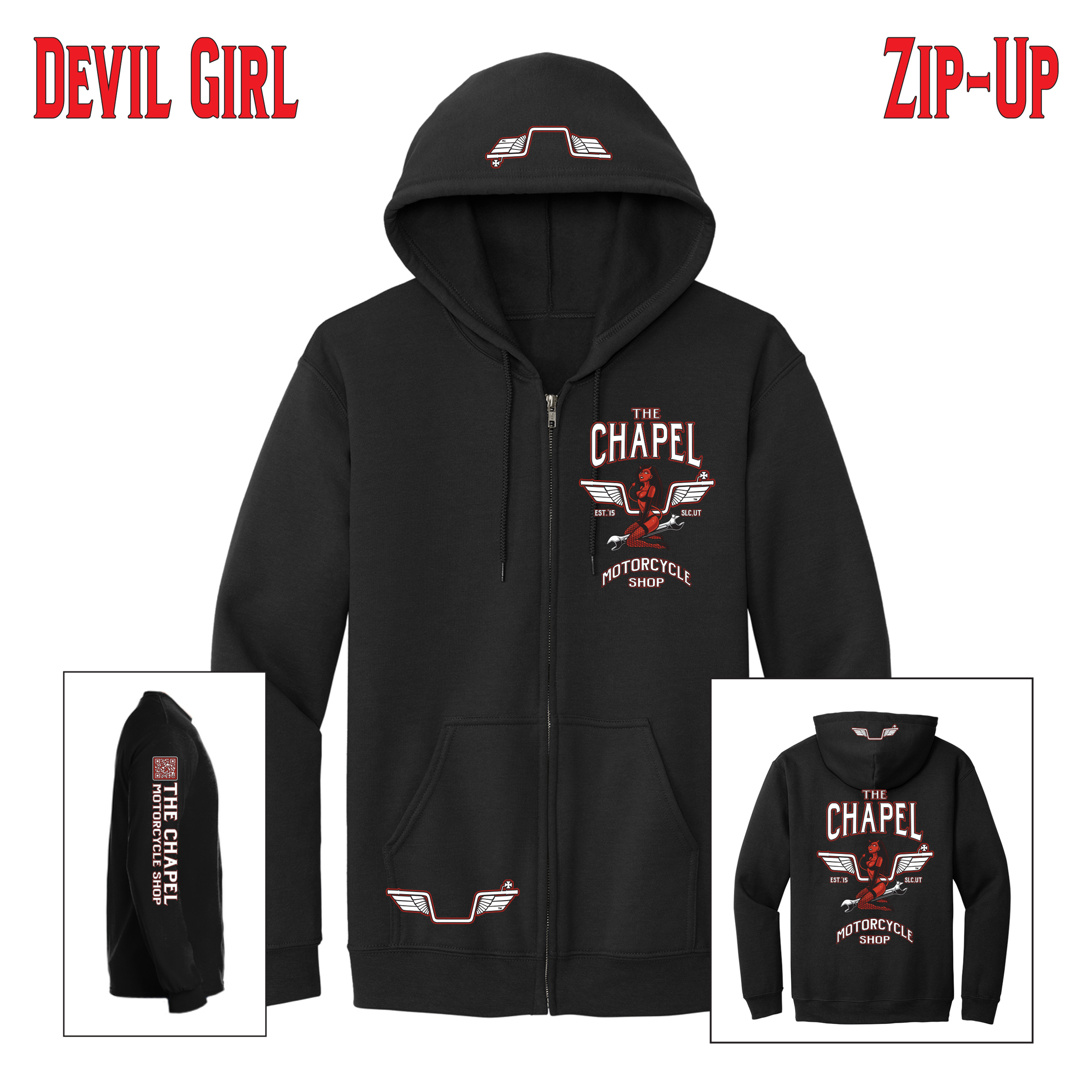 トップス UrbanSophistication Devil CollegueHoodie トップス UrbanSophistication Devil CollegueHoodie トップス